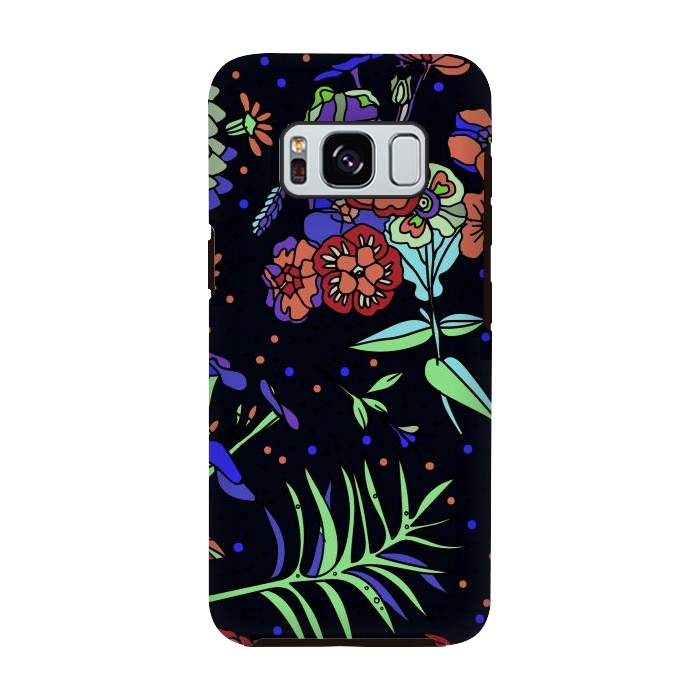 Galaxy S8 StrongFit Seamless Floral Pattern 333 by ArtsCase