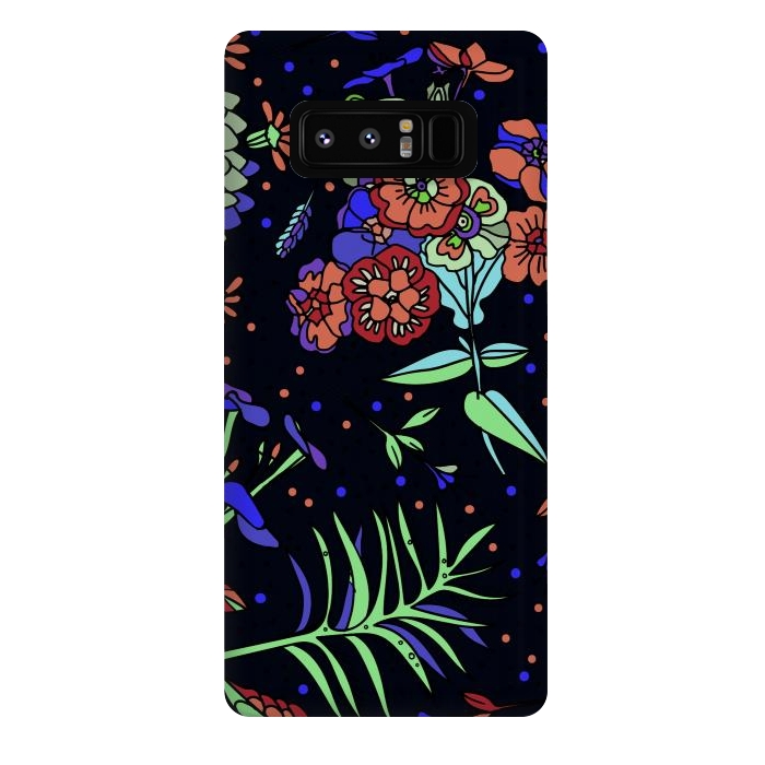 Galaxy Note 8 StrongFit Seamless Floral Pattern 333 by ArtsCase