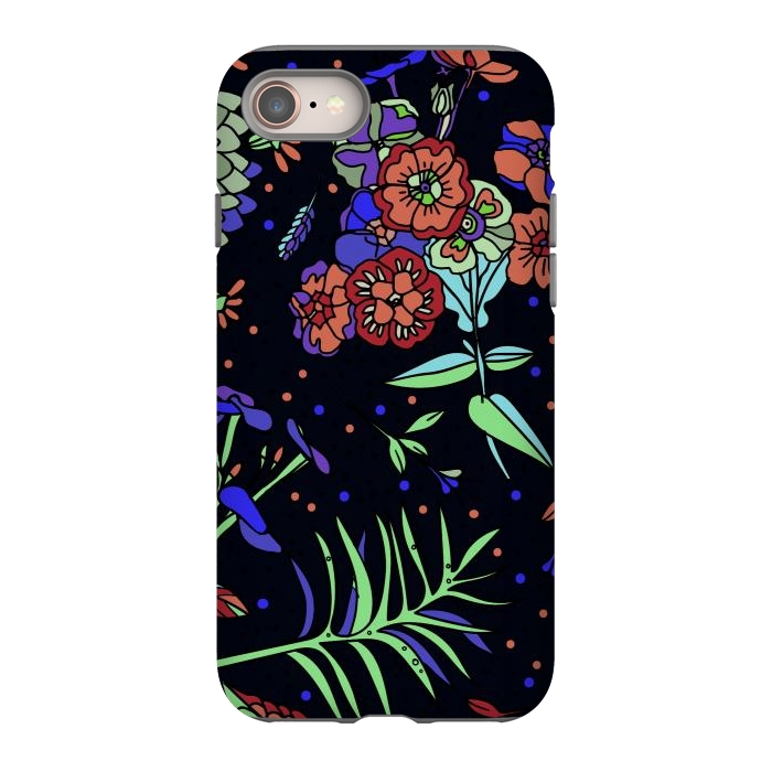 iPhone 8 StrongFit Seamless Floral Pattern 333 by ArtsCase