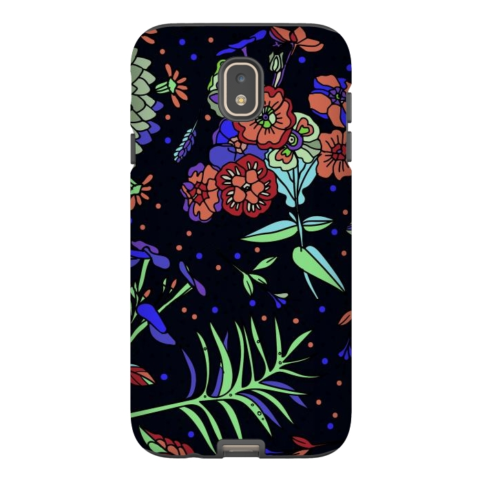 Galaxy J7 StrongFit Seamless Floral Pattern 333 by ArtsCase