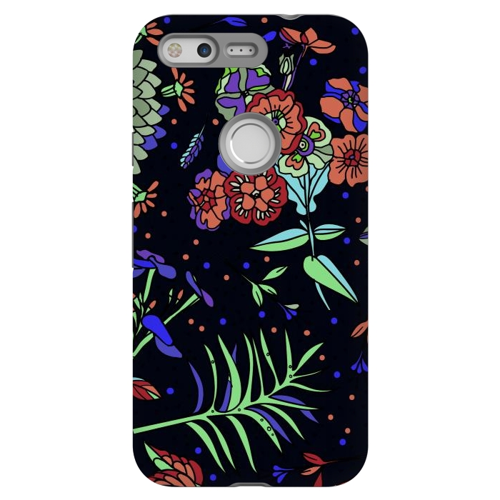 Pixel StrongFit Seamless Floral Pattern 333 by ArtsCase