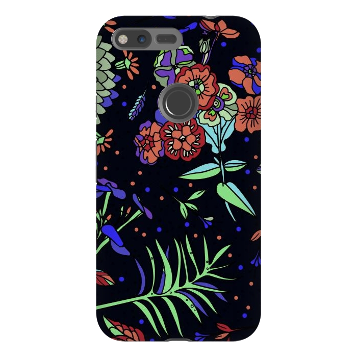 Pixel XL StrongFit Seamless Floral Pattern 333 by ArtsCase