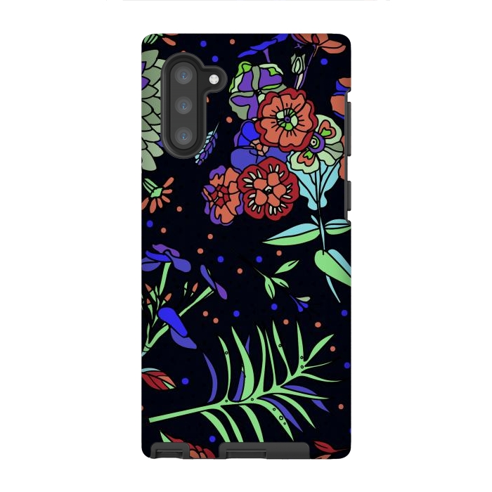 Galaxy Note 10 StrongFit Seamless Floral Pattern 333 by ArtsCase
