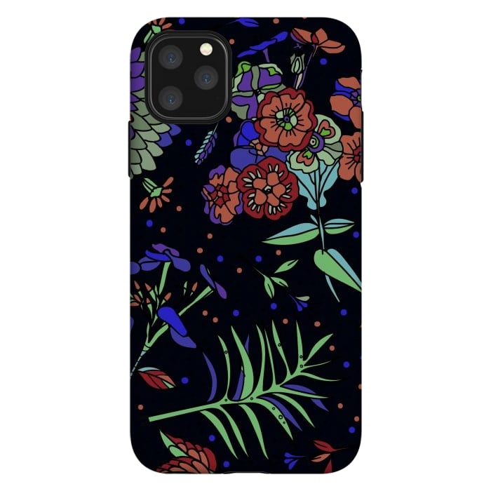 iPhone 11 Pro Max StrongFit Seamless Floral Pattern 333 by ArtsCase