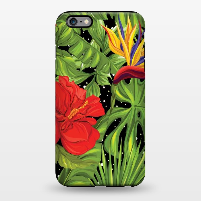 iPhone 6/6s plus StrongFit Seamless Pattern Background with Tropical Plants Monstera by ArtsCase