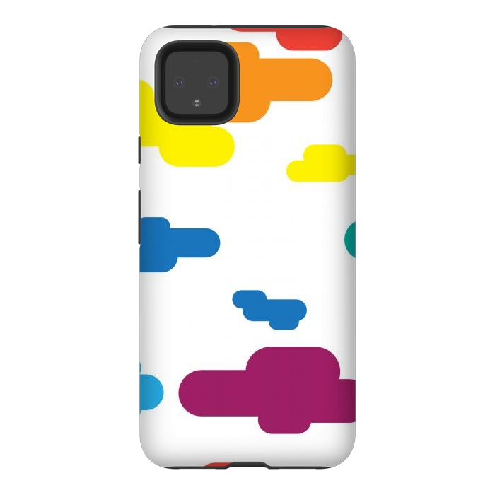 Pixel 4XL StrongFit Several Color Objects by ArtsCase