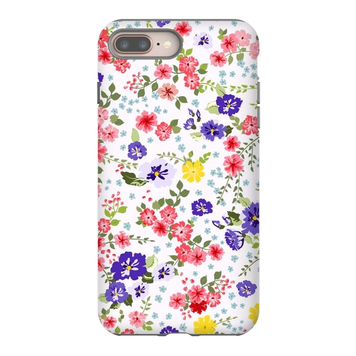 iPhone 7 plus StrongFit Simple Cute Pattern in Small-Scale Flowers by ArtsCase