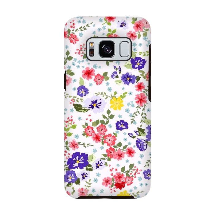 Galaxy S8 StrongFit Simple Cute Pattern in Small-Scale Flowers by ArtsCase
