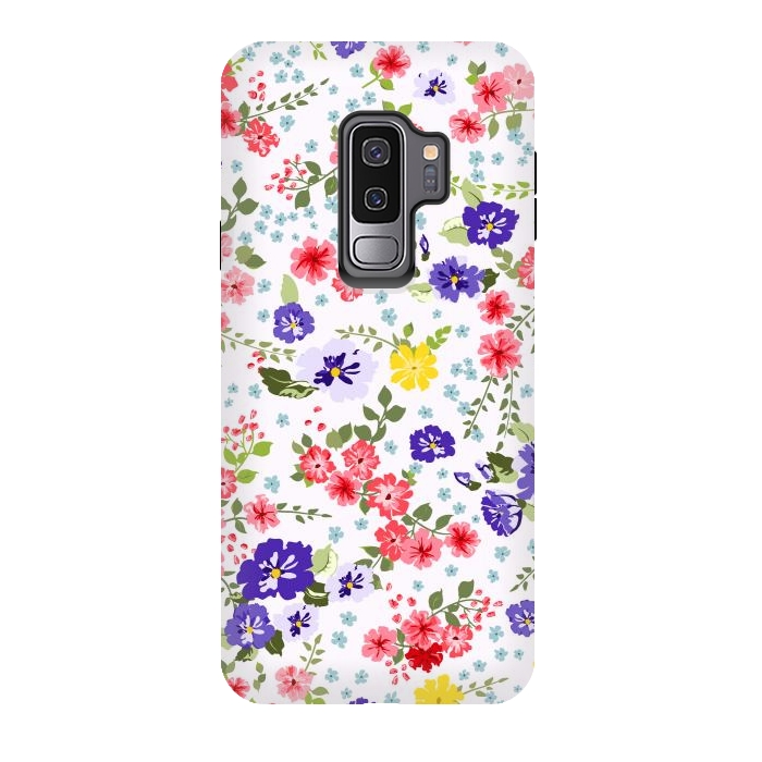 Galaxy S9 plus StrongFit Simple Cute Pattern in Small-Scale Flowers by ArtsCase