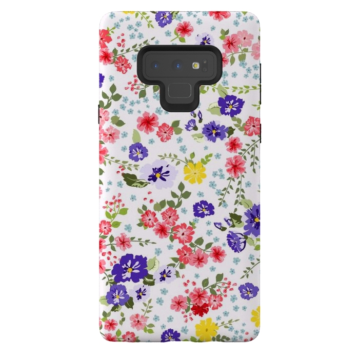 Galaxy Note 9 StrongFit Simple Cute Pattern in Small-Scale Flowers by ArtsCase