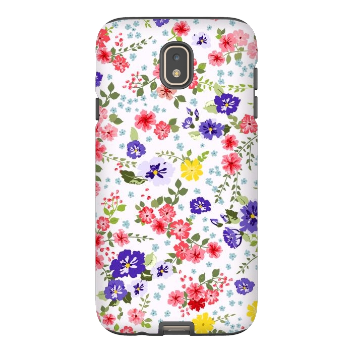 Galaxy J7 StrongFit Simple Cute Pattern in Small-Scale Flowers by ArtsCase