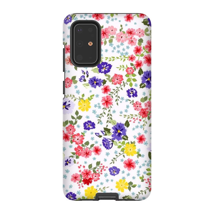 Galaxy S20 Plus StrongFit Simple Cute Pattern in Small-Scale Flowers by ArtsCase