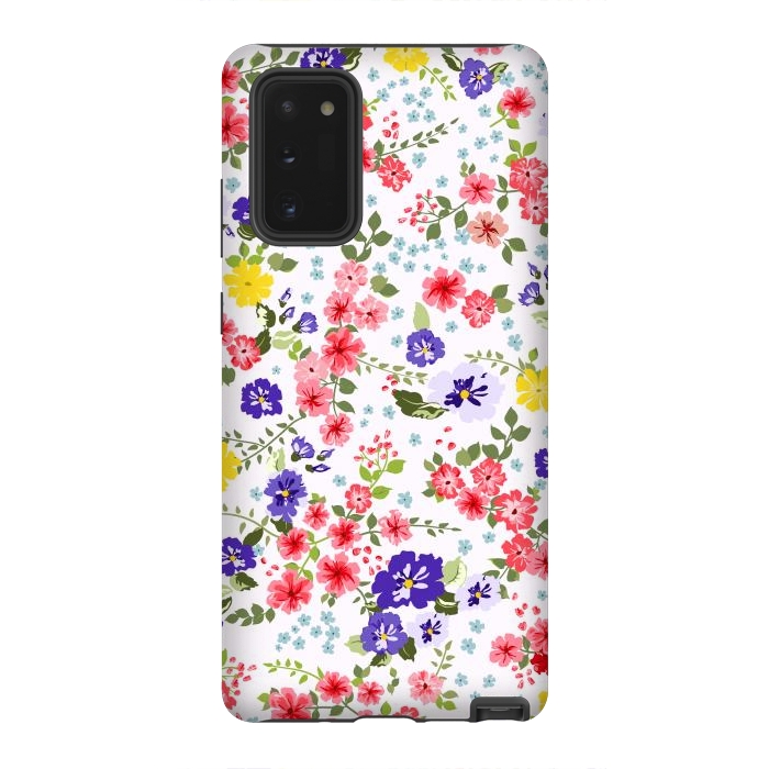 Galaxy Note 20 StrongFit Simple Cute Pattern in Small-Scale Flowers by ArtsCase