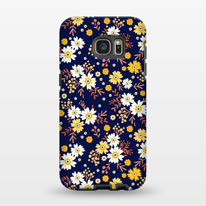 Galaxy S7 EDGE StrongFit Small Multicoloured Flowers by ArtsCase
