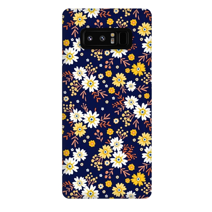 Galaxy Note 8 StrongFit Small Multicoloured Flowers by ArtsCase
