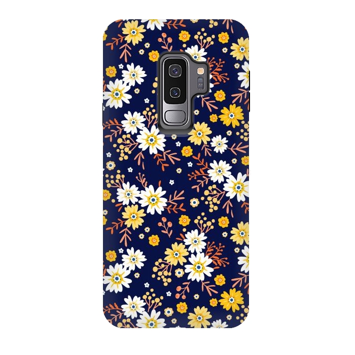 Galaxy S9 plus StrongFit Small Multicoloured Flowers by ArtsCase