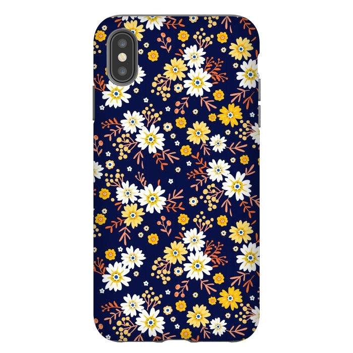 iPhone Xs Max StrongFit Small Multicoloured Flowers by ArtsCase