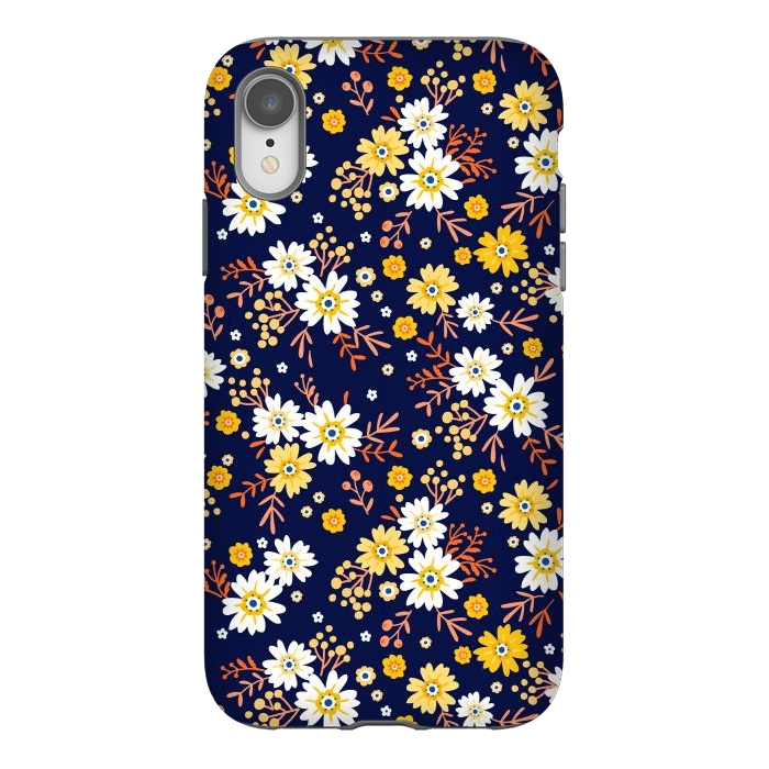 iPhone Xr StrongFit Small Multicoloured Flowers by ArtsCase