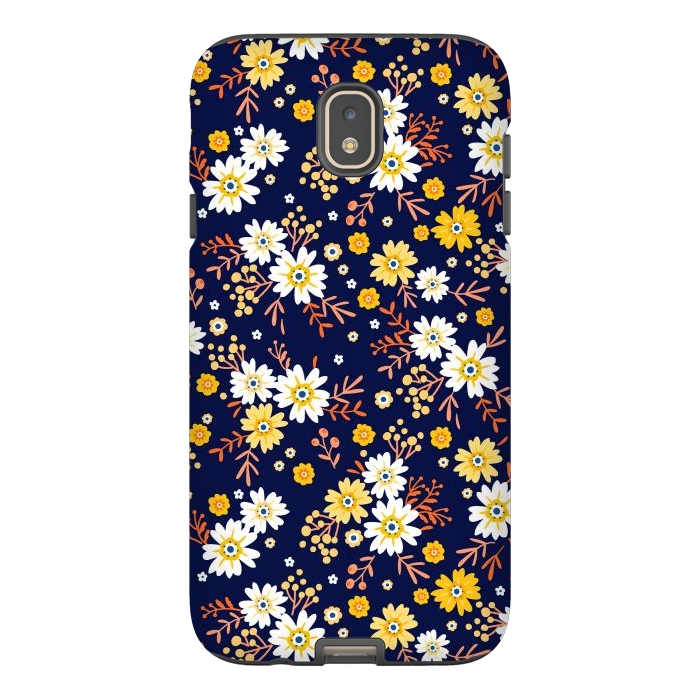Galaxy J7 StrongFit Small Multicoloured Flowers by ArtsCase