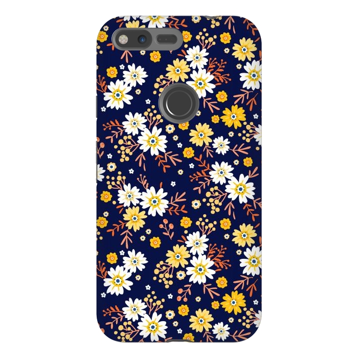 Pixel XL StrongFit Small Multicoloured Flowers by ArtsCase