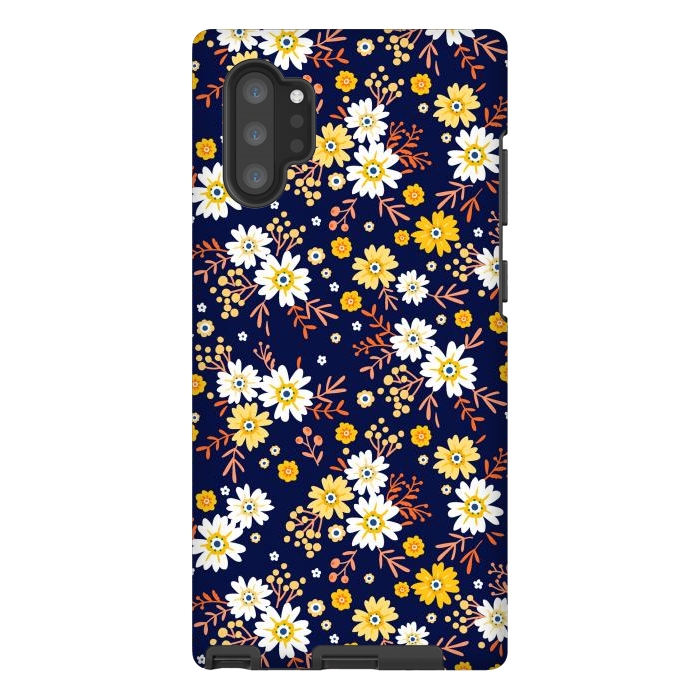 Galaxy Note 10 plus StrongFit Small Multicoloured Flowers by ArtsCase