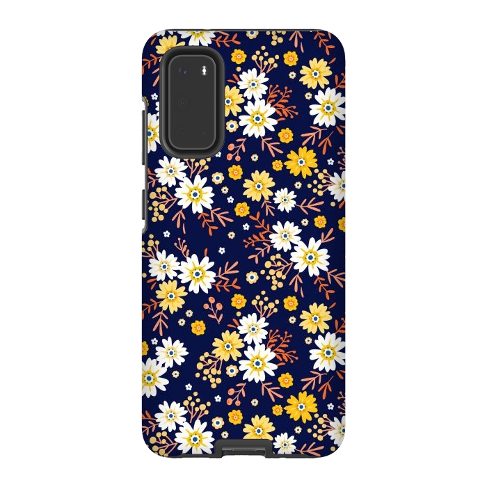 Galaxy S20 StrongFit Small Multicoloured Flowers by ArtsCase