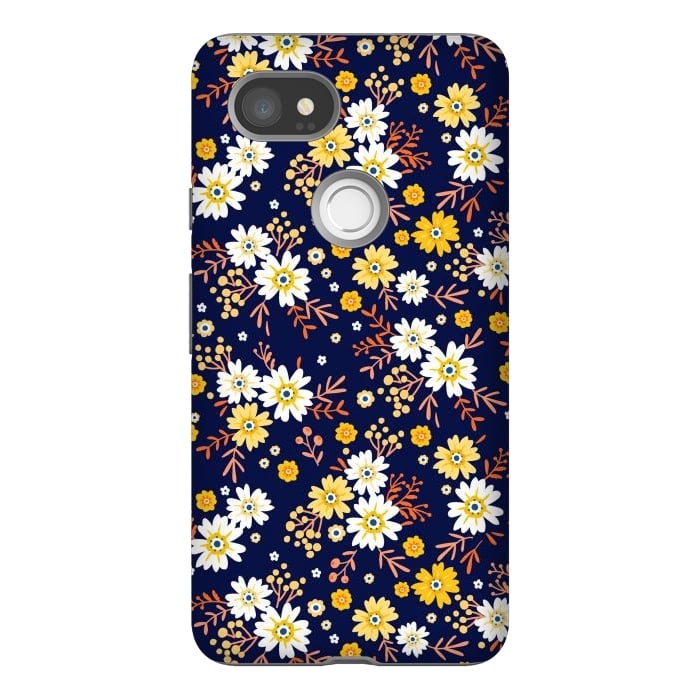 Pixel 2XL StrongFit Small Multicoloured Flowers by ArtsCase