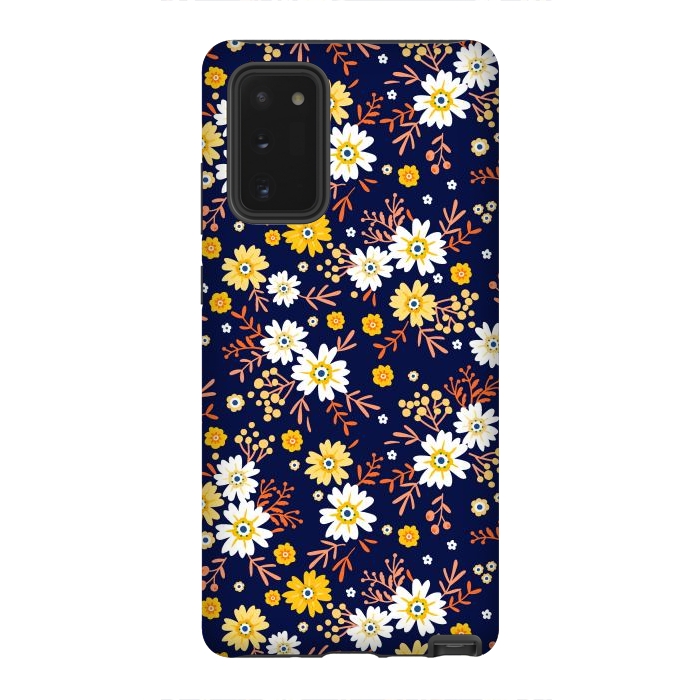 Galaxy Note 20 StrongFit Small Multicoloured Flowers by ArtsCase