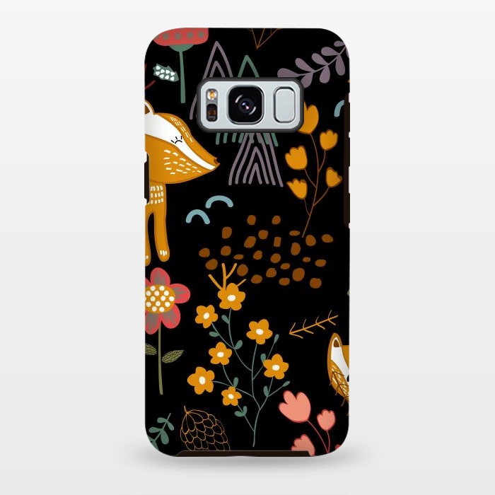Galaxy S8 plus StrongFit Summer Forest Seamless Pattern Background by ArtsCase
