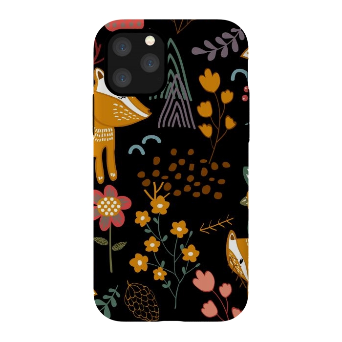 iPhone 11 Pro StrongFit Summer Forest Seamless Pattern Background by ArtsCase