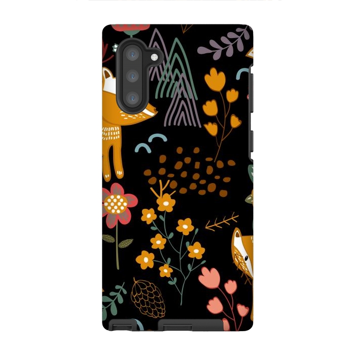 Galaxy Note 10 StrongFit Summer Forest Seamless Pattern Background by ArtsCase