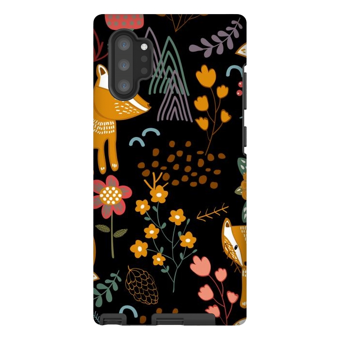 Galaxy Note 10 plus StrongFit Summer Forest Seamless Pattern Background by ArtsCase