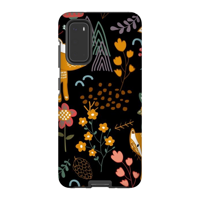 Galaxy S20 StrongFit Summer Forest Seamless Pattern Background by ArtsCase