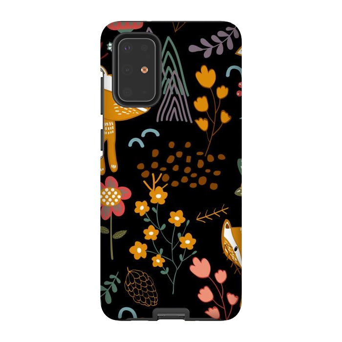 Galaxy S20 Plus StrongFit Summer Forest Seamless Pattern Background by ArtsCase