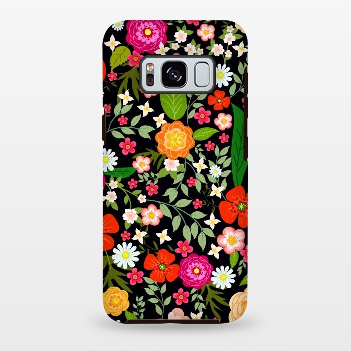 Galaxy S8 plus StrongFit Summer Meadow Seamless Pattern by ArtsCase