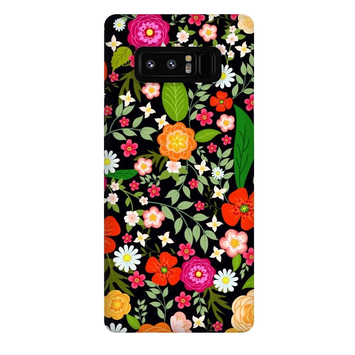 Galaxy Note 8 StrongFit Summer Meadow Seamless Pattern by ArtsCase