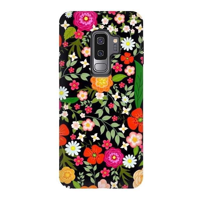 Galaxy S9 plus StrongFit Summer Meadow Seamless Pattern by ArtsCase