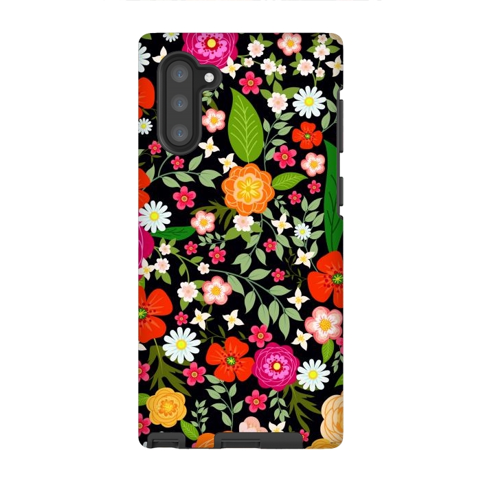 Galaxy Note 10 StrongFit Summer Meadow Seamless Pattern by ArtsCase
