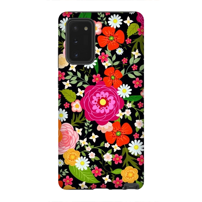 Galaxy Note 20 StrongFit Summer Meadow Seamless Pattern by ArtsCase