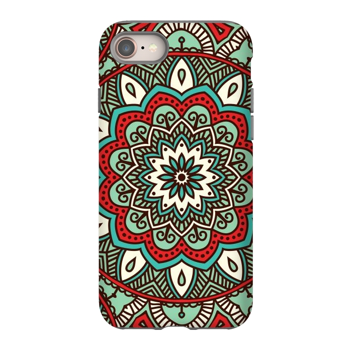 iPhone 8 StrongFit Vintage Decorative Elements  with Mandalas by ArtsCase
