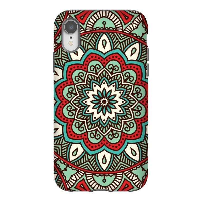 iPhone Xr StrongFit Vintage Decorative Elements  with Mandalas by ArtsCase