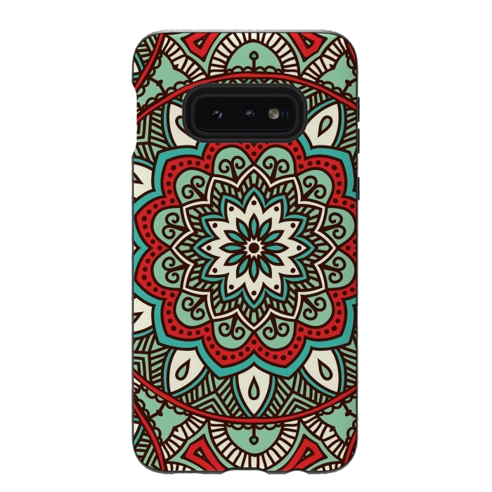 Galaxy S10e StrongFit Vintage Decorative Elements  with Mandalas by ArtsCase