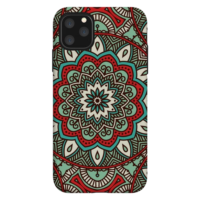 iPhone 11 Pro Max StrongFit Vintage Decorative Elements  with Mandalas by ArtsCase