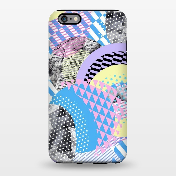 iPhone 6/6s plus StrongFit Multicoloured playful pop-art collage by Oana 