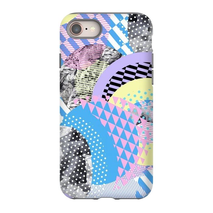 iPhone SE StrongFit Multicoloured playful pop-art collage by Oana 
