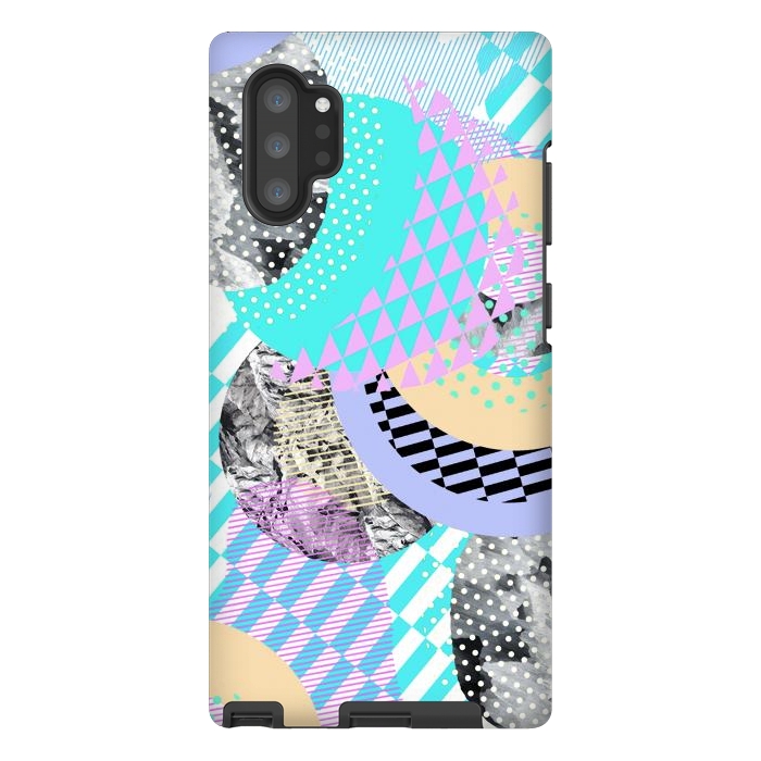 Galaxy Note 10 plus StrongFit Colorful graphic pop-art collage by Oana 