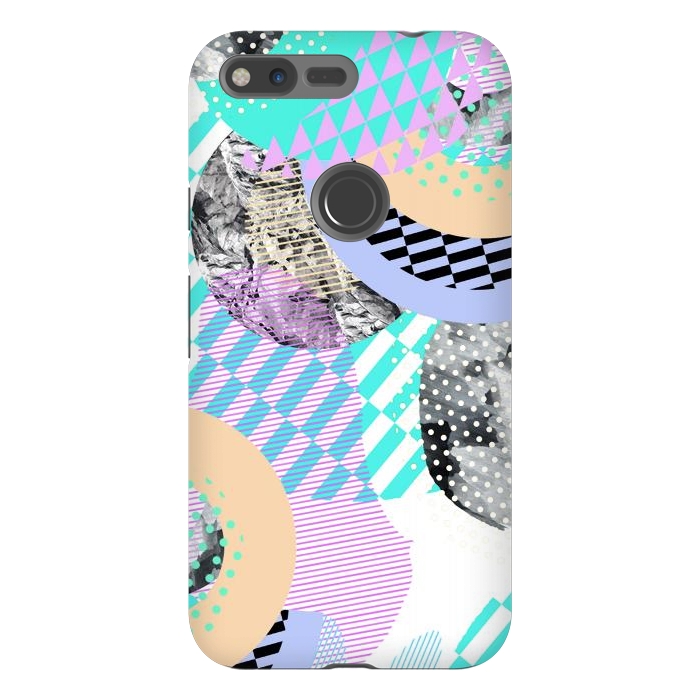 Pixel XL StrongFit Colorful graphic pop-art collage by Oana 