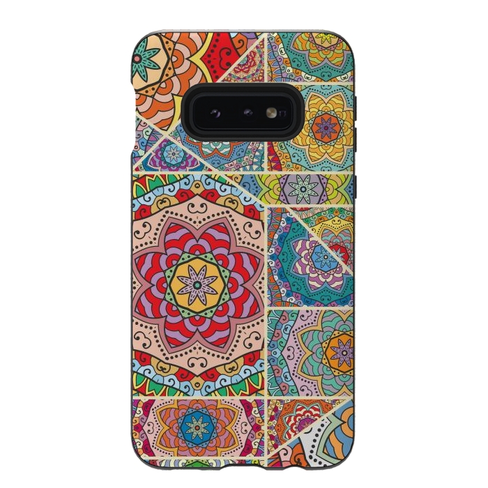 Galaxy S10e StrongFit Vintage Decorative Elements III by ArtsCase