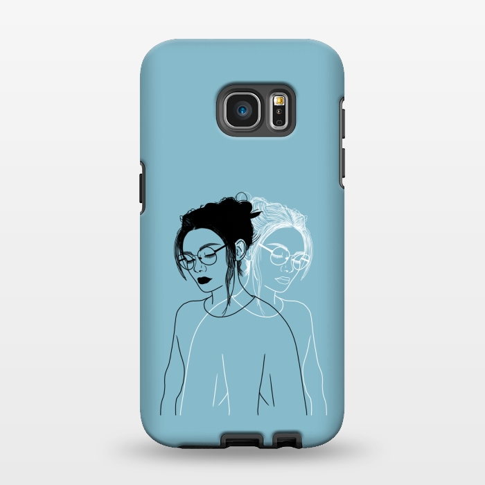 Galaxy S7 EDGE StrongFit Aesthetic girl. by Jms