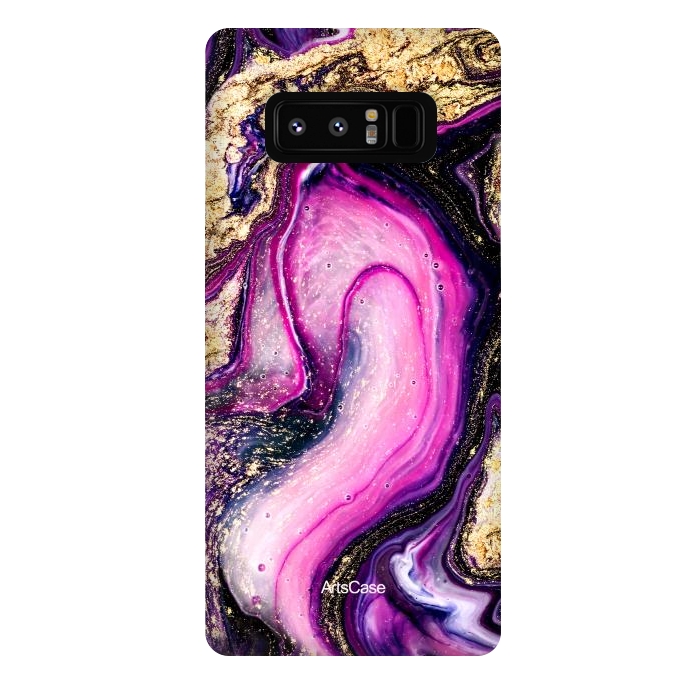 Galaxy Note 8 StrongFit Violet Marble Design Pattern by ArtsCase